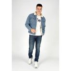 Lee Cooper Puebla 1 Erkek Jean Ceket - Denim - S
