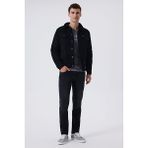 Lee Cooper Puebla 4 Erkek Jean Ceket Denım - 2XL - Kot Rengi
