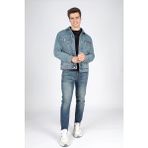 Lee Cooper Puebla 5 Erkek Jean Ceket - Denim