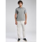 Lee Cooper Rasco Erkek Polo Yaka T-Shirt Gri - XL