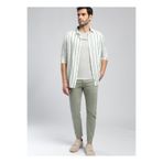 Lee Cooper Regular Fit Zümrüt Yeşili Erkek Gömlek 252 Lcm 241008 Fane Ekru-Zümrüt