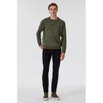 Lee Cooper Rex Erkek Bisiklet Yaka Sweatshirt Haki