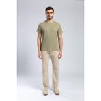 Lee Cooper Ricky Erkek Hıgh Rıse Straıght Rahat Kesim Yüksek Bel Dokuma Pantolon Düz Paça Beyaz - 40 - 32