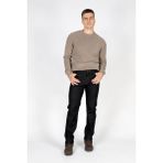 Lee Cooper Ricky Erkek Hıgh Rıse Straıght Rahat Kesim Yüksek Bel Düz Paça Jean Pantolon Siyah - 46 - 32