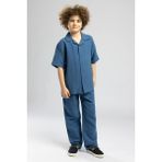 Lee Cooper Rıse Erkek Çocuk Straight Fit %100 Pamuk Pantolon Mavi - 14