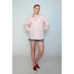 Lee Cooper Sandes Kadın %100 Pamuk Dokuma Gömlek Pembe