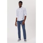 Lee Cooper Sanremo Erkek %100 Pamuk Dokuma Gömlek Beyaz-Laci - XL