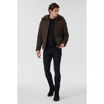 Lee Cooper Steel Kahve Şişme Erkek Mont