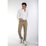 Lee Cooper Stow Normal Bel Dar Kesim Düz Paça Bej Erkek Pantolon