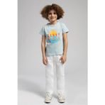 Lee Cooper Sunny Erkek Çocuk T-Shirt Açık Mavi