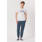 Lee Cooper Town Erkek %100 Pamuk O Yaka T-Shirt Off White - Beyaz - 2XL