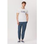 Lee Cooper Town Erkek %100 Pamuk O Yaka T-shirt Off White