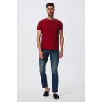 Lee Cooper Twingo Erkek %100 Pamuk O Yaka Pike T-Shirt Kırmızı