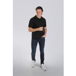 Lee Cooper Twins 1 Erkek %100 Pamuk Pike Polo Yaka T-shirt Siyah