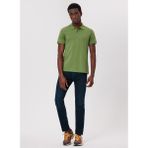 Lee Cooper Twins Erkek %100 Pamuk Polo Yaka T-shirt Canlı Yeşil