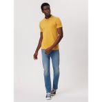 Lee Cooper Twins Erkek %100 Pamuk Polo Yaka T-Shirt Hardal
