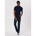 Lee Cooper Twins Erkek %100 Pamuk Polo Yaka T-Shirt Lacivert