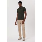 Lee Cooper Twins Erkek %100 Pamuk Polo Yaka T-shirt Olive