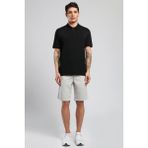 Lee Cooper Twins Erkek %100 Pamuk Polo Yaka T-Shirt Siyah - 2XL