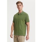 Lee Cooper Twins Erkek %100 Pamuk Polo Yaka T-shirt Yeşil