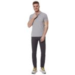 Lee Cooper Twins Erkek Polo Yaka T-Shirt Gri Melanj