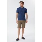 Lee Cooper Tylen Erkek %100 Pamuk Polo Yaka T-shirt Açık Lacivert