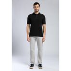 Lee Cooper Tylen Erkek %100 Pamuk Polo Yaka T-Shirt Siyah - 2XL
