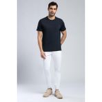 Lee Cooper Vincent Erkek %100 Pamuk O Yaka T-Shirt Lacivert