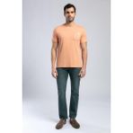 Lee Cooper Vincent Erkek %100 Pamuk O Yaka T-Shirt Somon