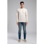 Lee Cooper Wayne Erkek O Yaka Sweatshirt Bej - M