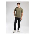 Lee Cooper West Erkek O Yaka T-Shirt Yeşil