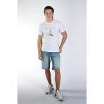 Lee Cooper Willy Erkek %100 Pamuk O Yaka T-Shirt Beyaz - 2XL