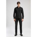 Lee Cooper Worner 2 Erkek Jean Gömlek Denim - S - Mavi