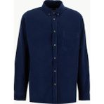 Lee Cooper Wornes Erkek Kadife Uzun Kol Gömlek Lacivert - Mavi - XL