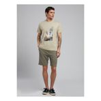 Lee Cooper Yuvarlak Yaka Bej Erkek T-Shirt 252 LCM 242050 MONTAY BEJ