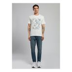 Lee Cooper Yuvarlak Yaka Ekru Erkek T-Shirt 252 LCM 242044 CAPELA EKRU