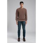 Lee Cooper Yuvarlak Yaka Regular Fit Kahve Erkek Kazak 261 Lcm 241027 Wılson Kahve - XL