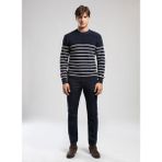 Lee Cooper Yuvarlak Yaka Regular Fit Lacivert Erkek Kazak 261 Lcm 241020 Baldwın Lacivert-Ekr - XL