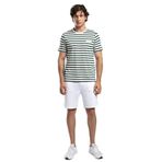 Lee Cooper Yuvarlak Yaka Zümrüt Yeşili Erkek T-Shirt 252 LCM 242064 EDDY EKRU-ZÜMRÜT