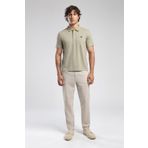 Lee Cooper Zarse Normal Bel Konik Kesim Daralan Paça %100 Pamuk Bej Erkek Pantolon