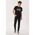 Lee Cooper Zeta Erkek %100 Pamuk O Yaka T-Shirt Siyah