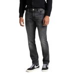 Lee Daren Zip Fly Regular Straight Jean Pantolon Erkek Jean Pantolon, Koyu Gri, 32/32