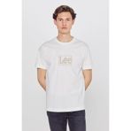 Lee Erkek Beyaz Big Logo T-shirt L2610101102-Offwhite