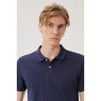 Lee Erkek Regular Fit Normal Kesim Polo Yaka %100 Pamuk Tişört - 3XL - Lacivert