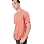 Lee Erkek T-Shirt, Açık Turuncu, 3XL, L60UFQUK_ Logo T-shirt