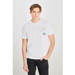 Lee Erkek T-Shirt L2510319, Beyaz, S
