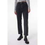 Lee Kadın Düşük Bel Antrasit Esnek Jean Kot Pantolon Rider Straight Fit Düz Kesim Model - 30/31