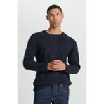 Lee Kadın Regular Fit Normal Kesim Bisiklet Yaka Lacivert Tirko Kazak Günlük Stil - 2XL