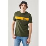 Lee L211918801 Haki Erkek T-shirt