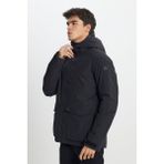 Lee L242506001 Siyah Erkek Çok Cepli Kapüşon Detaylı Mont - XL